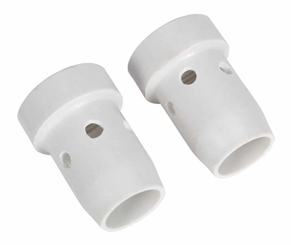 Pack of 2 Diffuser TB36 for MIG welding, ideal for optimal gas flow and weld quality.