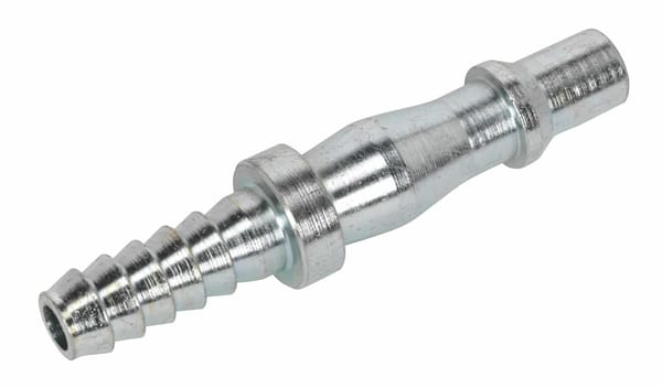 Adaptor tailpiece 1/4" bore hose, pack of 5 for air compressors and power tools accessories.