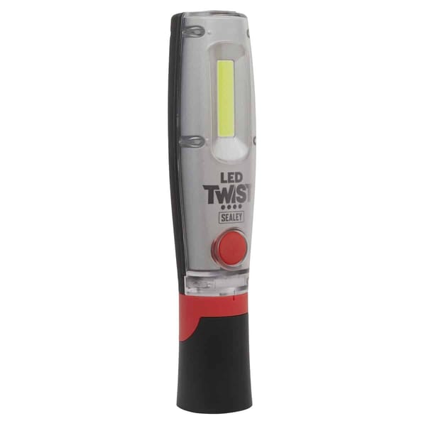 Sealey LED Twist Torch with a bright light and ergonomic design, suitable for various lighting needs and tasks.
