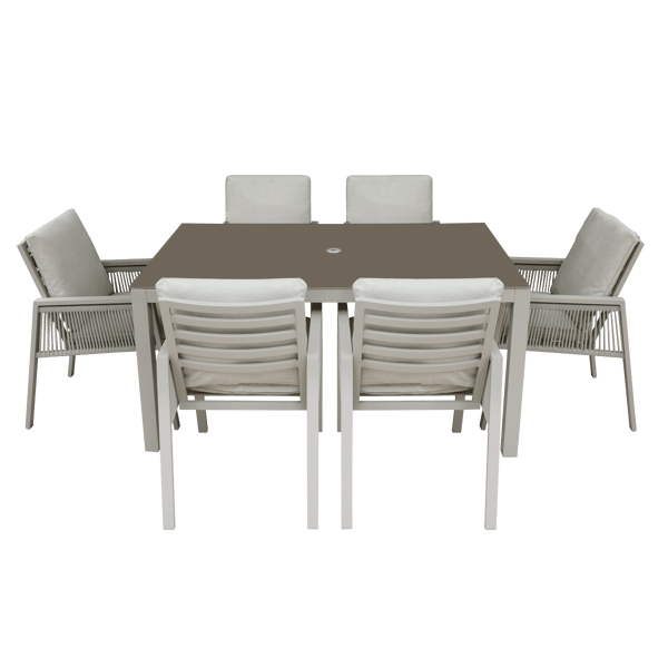 Fusion Outdoor Dining Set 7pc