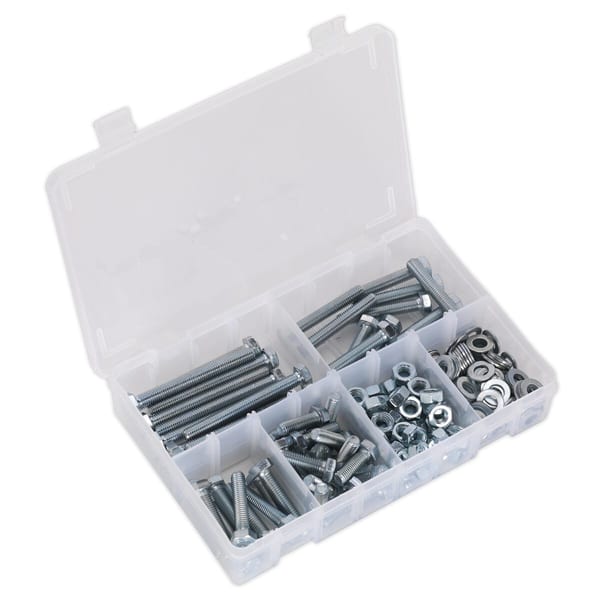High Tensile Setscrew, Nut & Washer Assortment M8 220pc