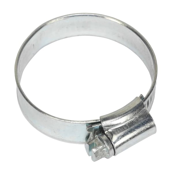 Zinc Plated Hose Clip 32-44mm - Pack of 20