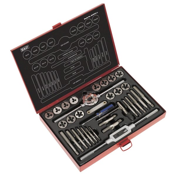 Metric/UNF/BSP Tap & Die Set Split Dies 33pc