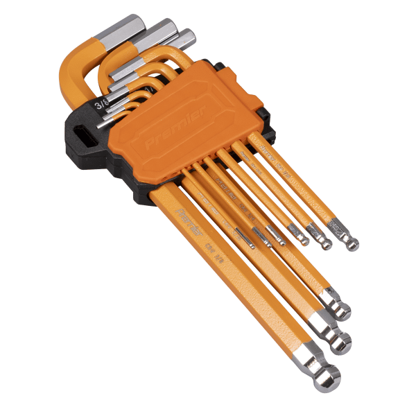 Imperial Long Ball-End Hex Key Set 9pc