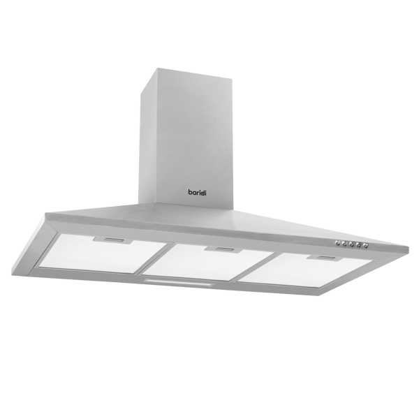 Cooker Hood with Carbon Filters 90cm - Stainless Steel