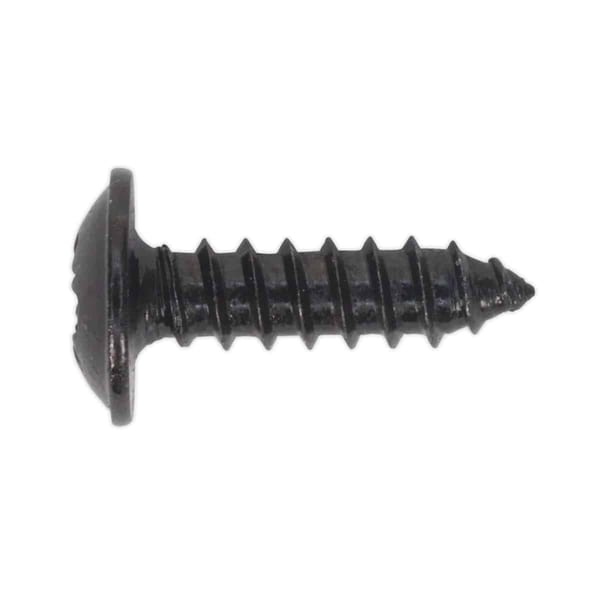 Self-Tapping Pozi Flanged Head Screw 3.5 x 13mm, Black - Pack of 100