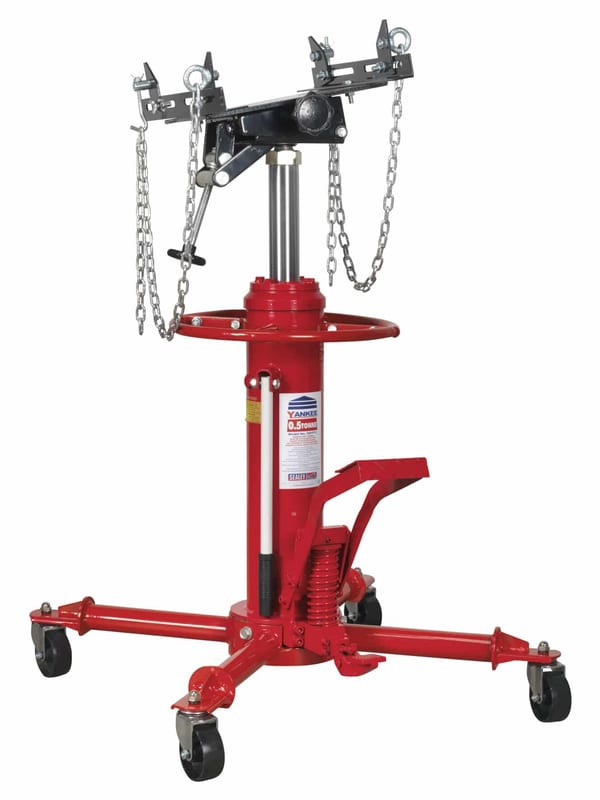 0.5 tonne vertical telescopic transmission jack for garage use