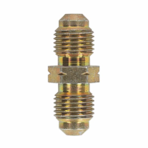 Male to Male Brake Tube Connector M10 x 1mm - Pack of 10