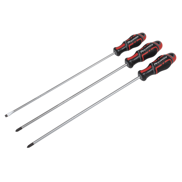 GripMAX(R) Extra-Long Screwdriver Set 3pc