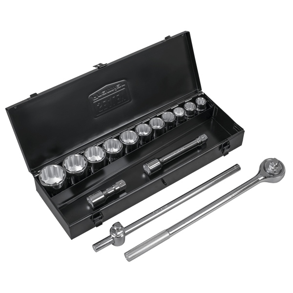 Socket Set 3/4"Sq Drive 12-Point 15pc