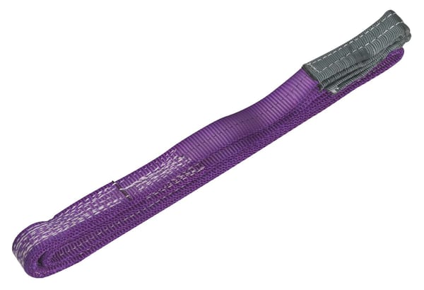Load Sling 1 tonne capacity, 2 meter length for safe lifting and towing