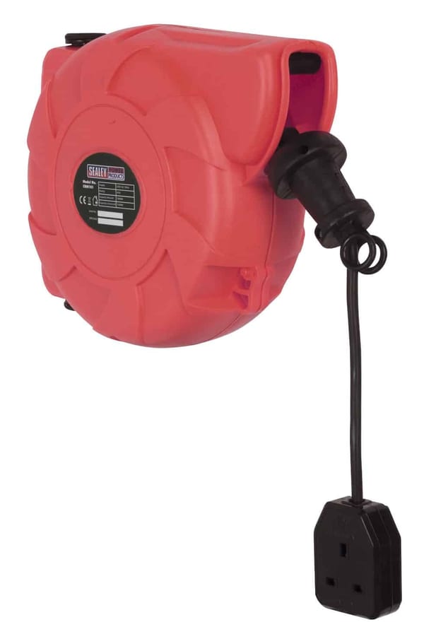 10m Retractable Cable Reel System 1 x 230V
