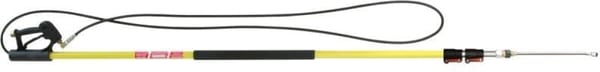 High-pressure washer extension wand with trigger and nozzle for cleaning tasks, featuring a durable design and ergonomic grip.
