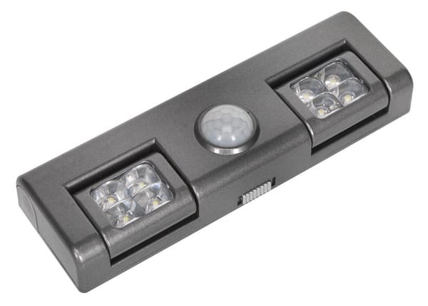 Auto 8 LED light with PIR sensor, ideal for home lighting