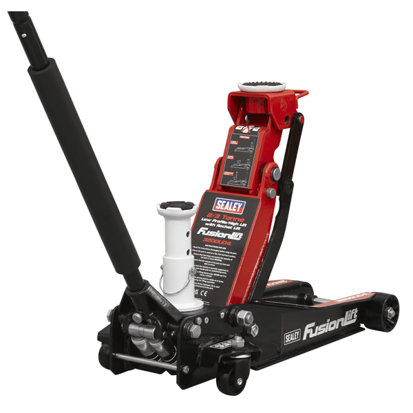 Low Profile High Lift Trolley Jack with Rocket Lift 2/3 Tonne