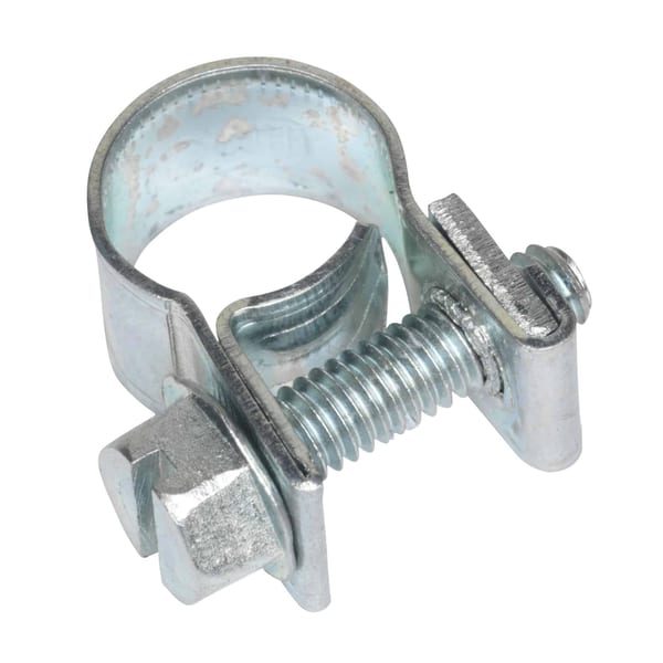 Mini hose clip Ø8-10mm, pack of 30, ideal for securing hoses in various applications.
