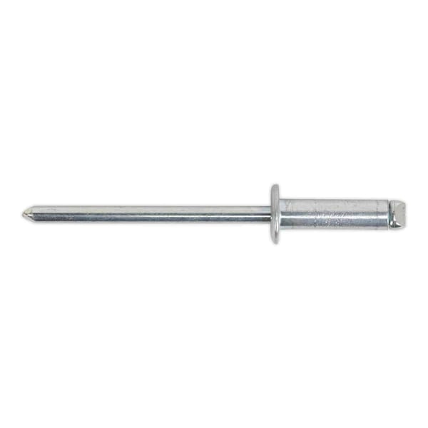 Steel rivets standard flange 4.8 x 16.5mm pack of 200 for tools and workshop