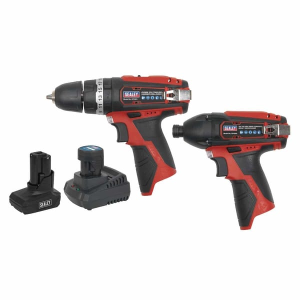 2 x SV12 Series Cordless Power Tool Kit 12V - 2 Batteries