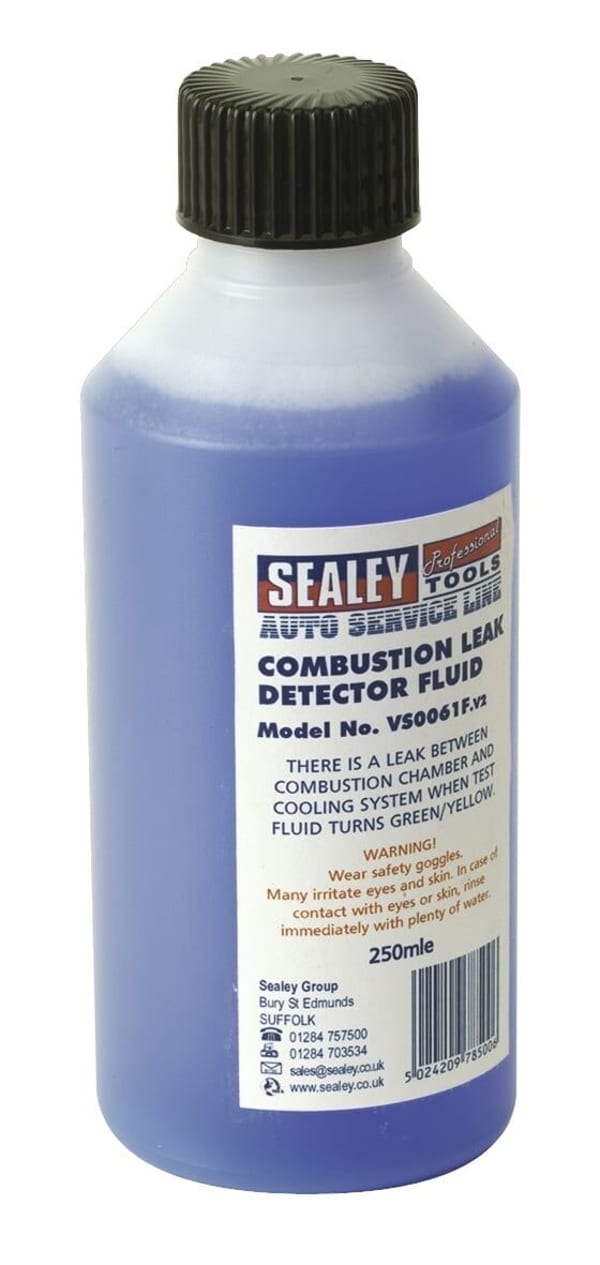 250ml combustion leak detector fluid for vehicle service testing.