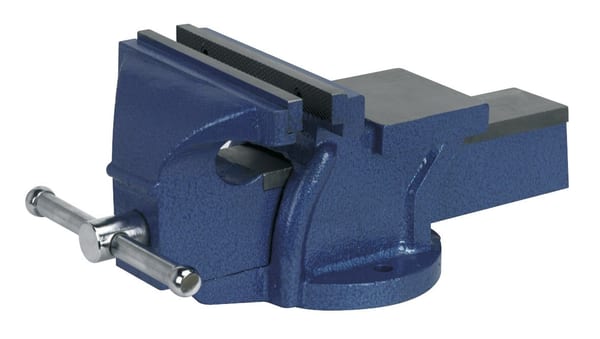 200mm fixed base light-duty vice for workshop tools and equipment.
