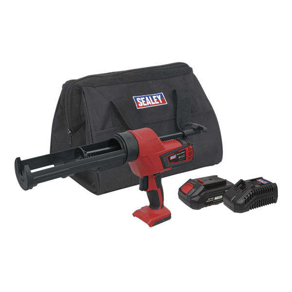 SV20 Series 310ml Cordless Caulking Gun Kit 20V 2Ah
