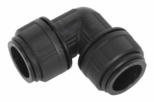28mm equal elbow connectors pack of 5 for air supply systems and workshops
