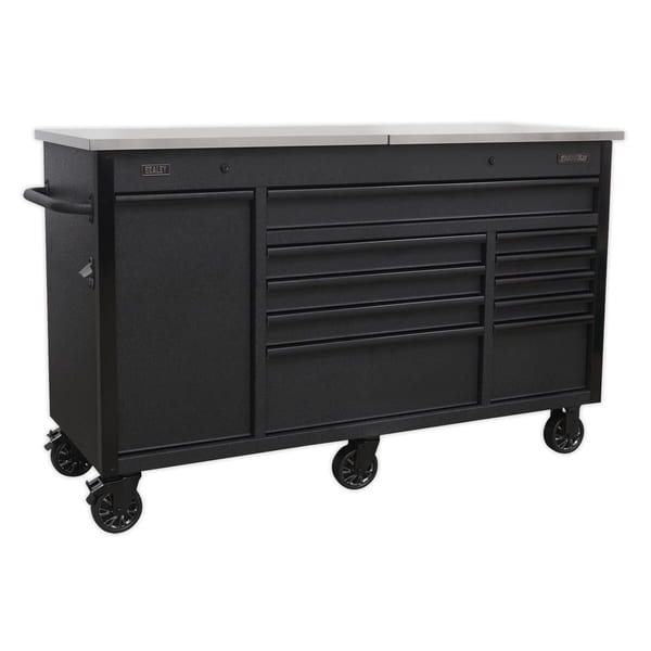 Superline PRO(R) Mobile Tool Cabinet with Power Tool Charging Drawer 1600mm
