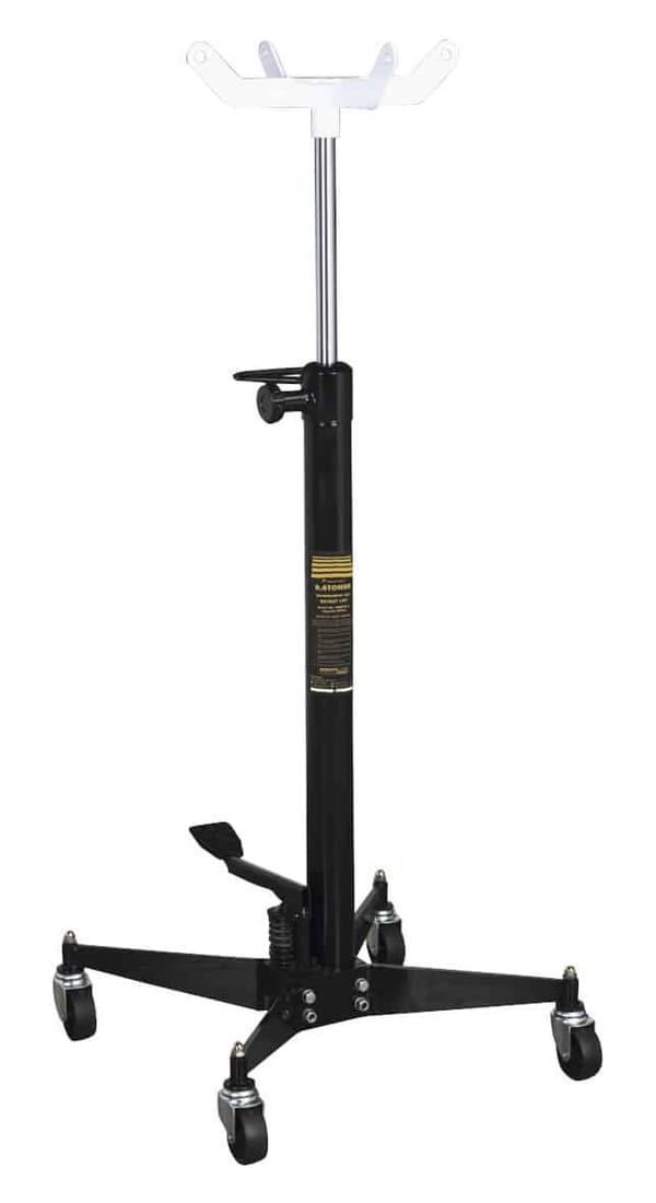 0.6 tonne vertical quick lift transmission jack for garage and motoring tasks