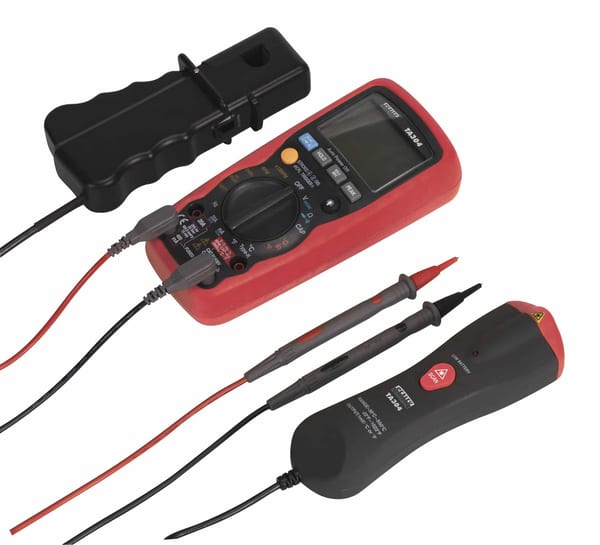 15-Function Digital Automotive Multimeter with Inductive Coupler/Infrared Temperature Probe