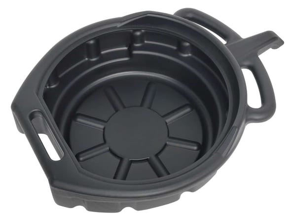 7.6L oil drain pan for efficient fluid collection in garages and automotive maintenance.