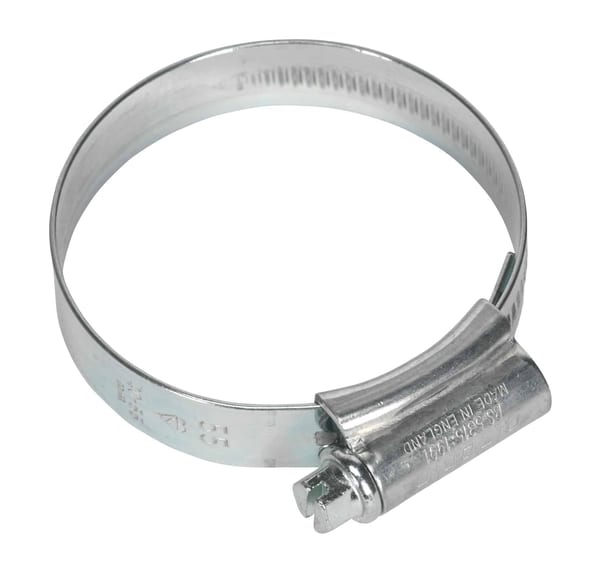 Hi-Grip Zinc Plated Hose Clip Ø40-55mm, Pack of 20 for secure fastening.