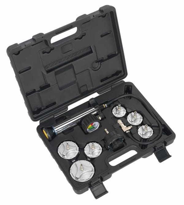 Cooling System Pressure Test Kit 7pc - HGV for vehicle service and maintenance.