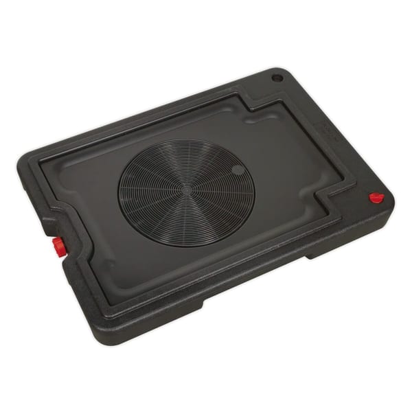 30L low profile oil and fluid drainer for garage and motoring tasks