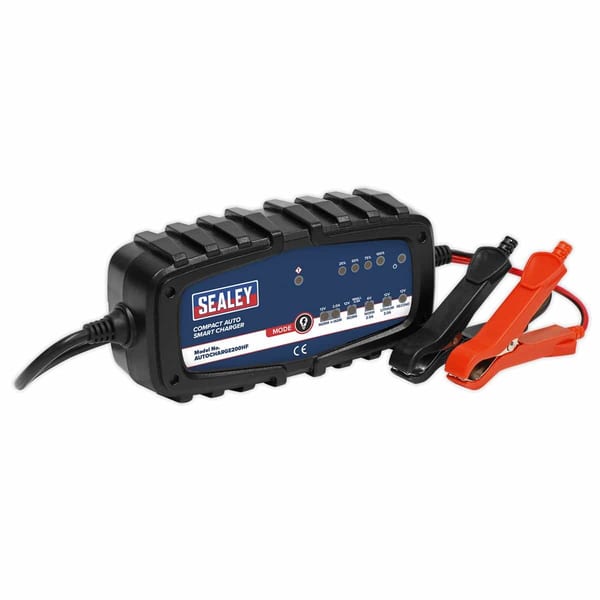 6/12V Compact Auto Smart Charger & Maintainer 2A