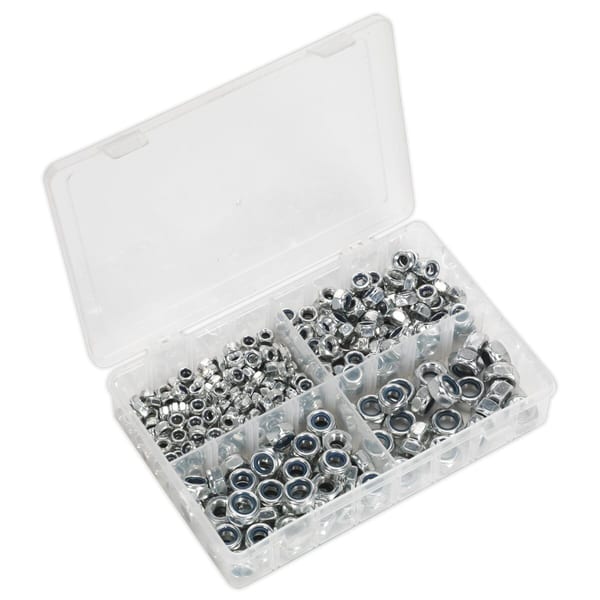 Nylon Locknut Assortment M6-M12 300pc