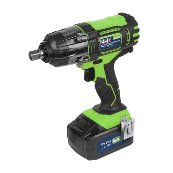 1/2"Sq Drive Hi-Vis Cordless Impact Wrench 18V 3Ah