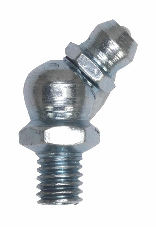 Grease Nipple 45° 1/8" BSP, pack of 25 for efficient lubrication.