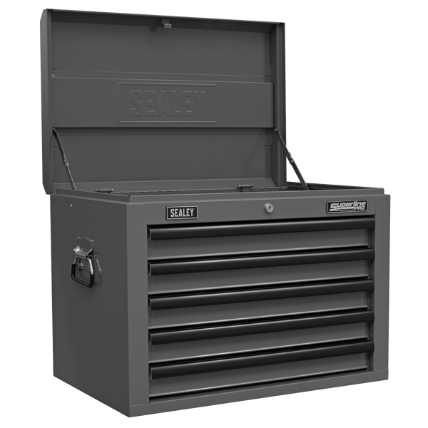 Superline PRO(R) Topchest 5 Drawer - Grey/Black