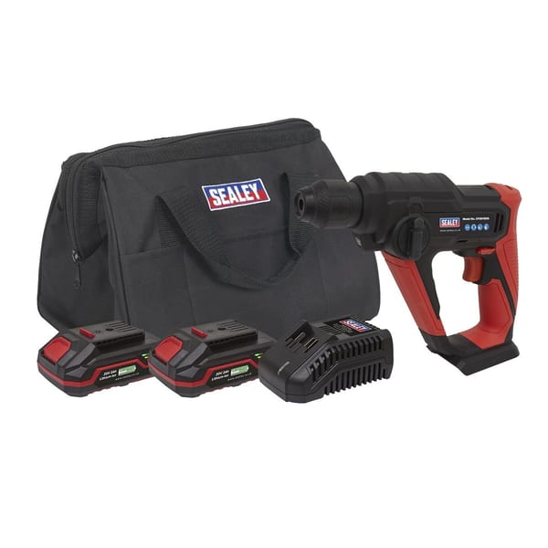 SV20 Series SDS Plus Cordless Rotary Hammer Drill Kit 20V - 2 Batteries