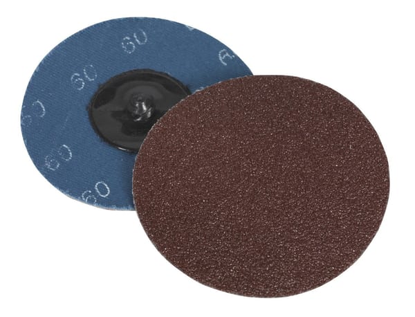 Quick change sanding disc Ø75mm 60 grit pack of 10 for power tools