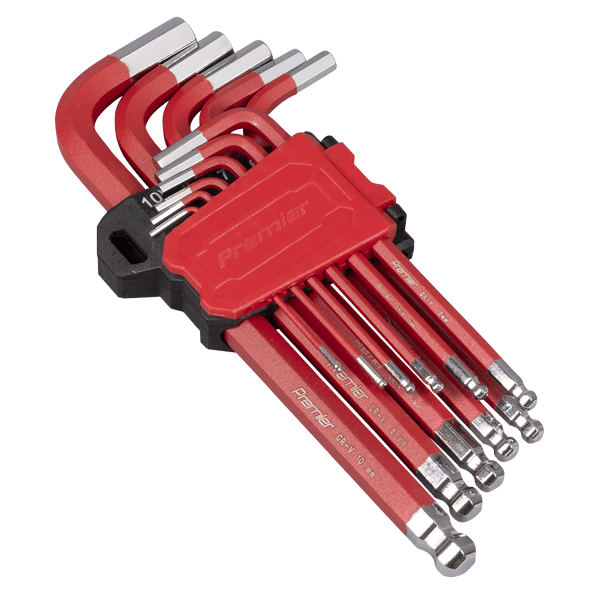 Long Ball-End Hex Key Set 11pc