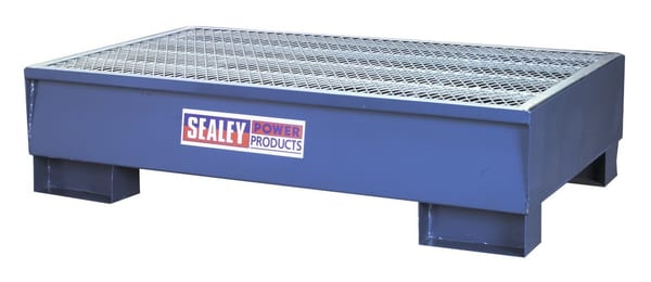 Sealey Barrel Bund 1340x800x335mm for spill containment in garages and motoring