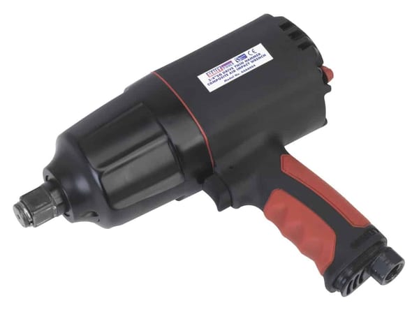 Composite air impact wrench 3/4" drive twin hammer for powerful torque.