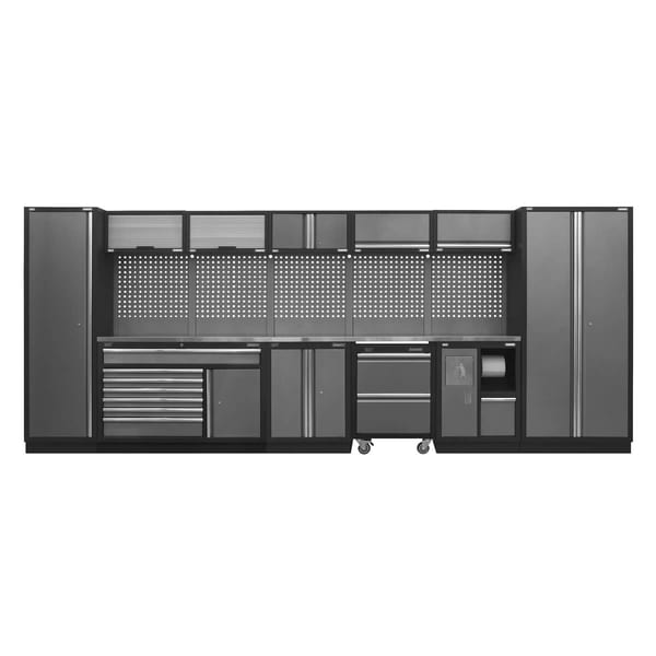 Superline PRO(R) Storage System with Stainless Worktop 4.92m
