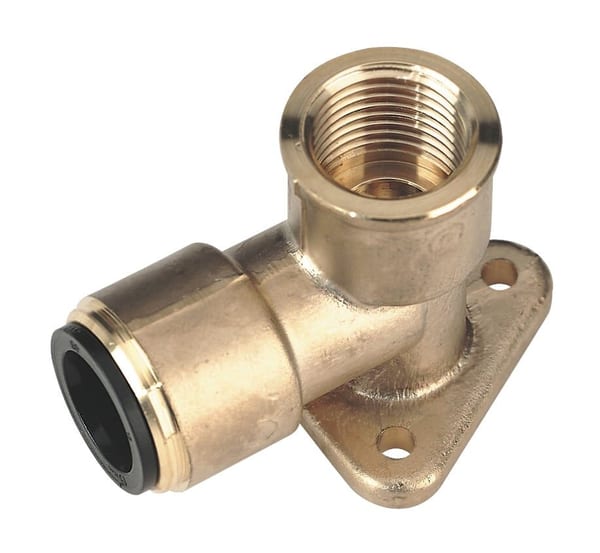 22mm x 3/4" BSP Brass Wingback Elbow for air supply systems and tools