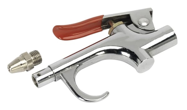 Palm Type Air Blow Gun with 1/4"BSP Air Inlet & Safety Nozzle