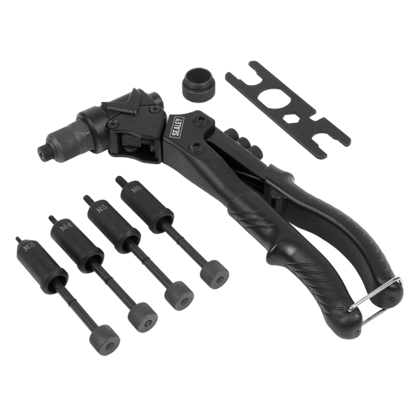 2-in-1 Riveter Swivel Head