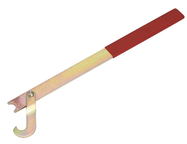 Viscous fan holding tool for vehicle service in cooling system