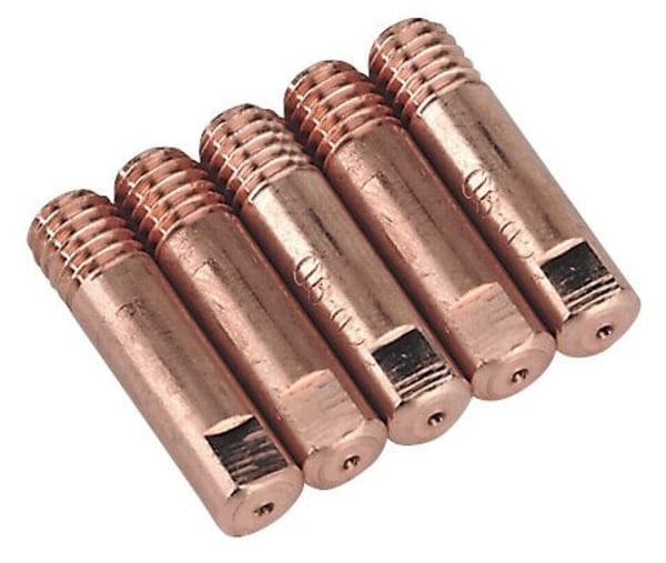 0.6mm Contact Tip TB15 Pack of 5 for MIG welding equipment
