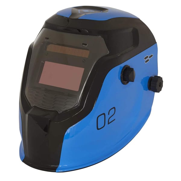 Auto Darkening Welding Helmet Shade 9-13 - Blue